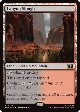 Image of Canyon Slough (MSC-228) - Commander: Marvel Super Heroes