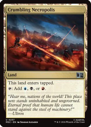 Image of Crumbling Necropolis (MSC-237) - Commander: Marvel Super Heroes