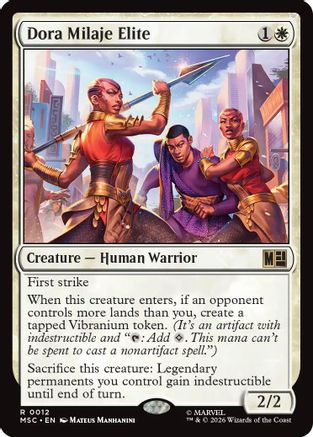 Image of Dora Milaje Elite (MSC-012) - Commander: Marvel Super Heroes