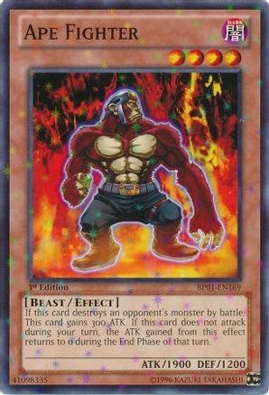 Image of Ape Fighter [BP01-EN169] Starfoil Rare