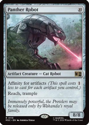 Image of Panther Robot (MSC-113) - Commander: Marvel Super Heroes