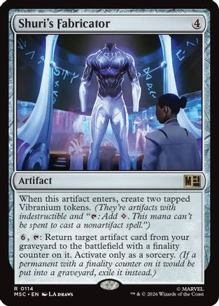 Image of Shuri's Fabricator (MSC-114) - Commander: Marvel Super Heroes
