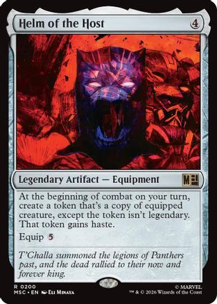 Image of Helm of the Host (MSC-200) - Commander: Marvel Super Heroes