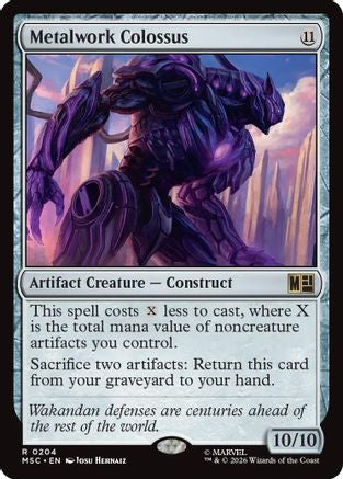 Image of Metalwork Colossus (MSC-204) - Commander: Marvel Super Heroes
