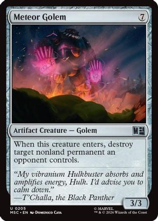 Image of Meteor Golem (MSC-205) - Commander: Marvel Super Heroes