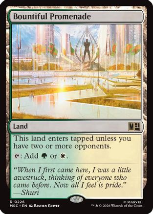 Image of Bountiful Promenade (MSC-226) - Commander: Marvel Super Heroes
