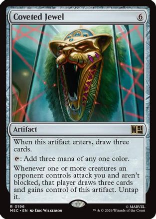 Image of Coveted Jewel (Surge Foil) (MSC-196) - Commander: Marvel Super Heroes Foil