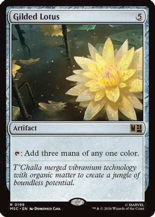 Image of Gilded Lotus (Surge Foil) (MSC-199) - Commander: Marvel Super Heroes Foil
