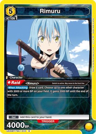 Image of Rimuru (012) (UE20BT/TSK-1-012) - UE20BT That Time I Got Reincarnated as a Slime Foil