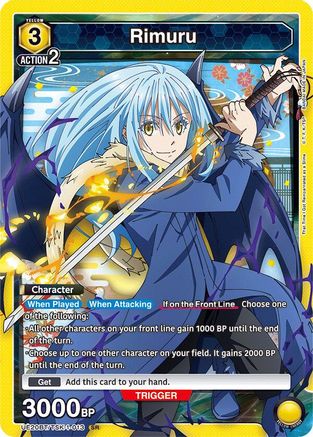 Image of Rimuru (013) (UE20BT/TSK-1-013) - UE20BT That Time I Got Reincarnated as a Slime Foil
