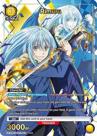 Image of Rimuru (013) (SR*) (UE20BT/TSK-1-013) - UE20BT That Time I Got Reincarnated as a Slime Foil