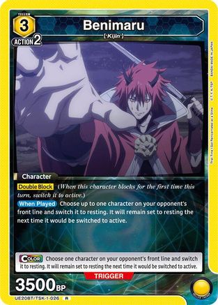 Image of Benimaru (026) (UE20BT/TSK-1-026) - UE20BT That Time I Got Reincarnated as a Slime Foil