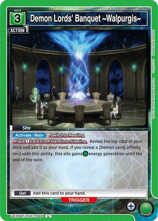 Image of Demon Lords' Banquet ~Walpurgis~ (UE20BT/TSK-1-095) - UE20BT That Time I Got Reincarnated as a Slime