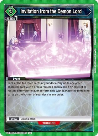 Image of Invitation from the Demon Lord (UE20BT/TSK-1-099) - UE20BT That Time I Got Reincarnated as a Slime