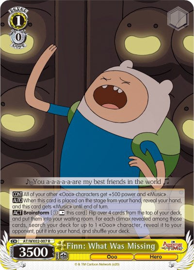 Image of Finn: What Was Missing (AT/WX02-007 R) [Adventure Time]