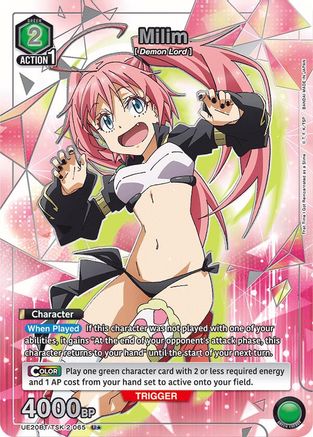 Image of Milim (065) (U*) (UE20BT/TSK-2-065) - UE20BT That Time I Got Reincarnated as a Slime Foil