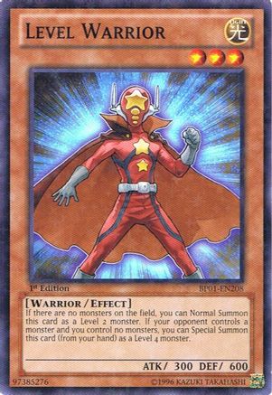 Image of Level Warrior [BP01-EN208] Starfoil Rare