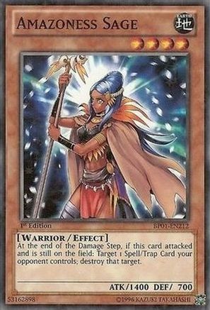 Image of Amazoness Sage [BP01-EN212] Starfoil Rare