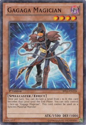 Image of Gagaga Magician [BP01-EN218] Starfoil Rare