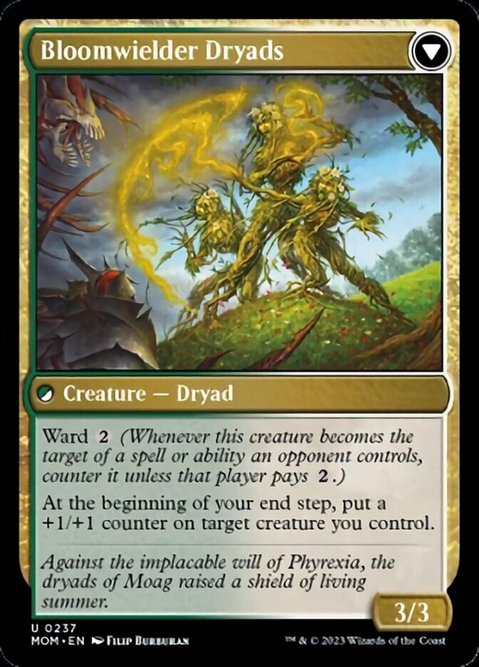 Image of Invasion of Moag // Bloomweaver Dryads [March of the Machine]