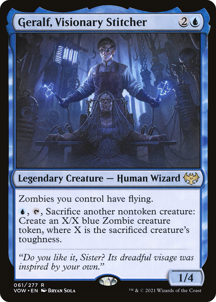 Image of Geralf, Visionary Stitcher [Innistrad: Crimson Vow]
