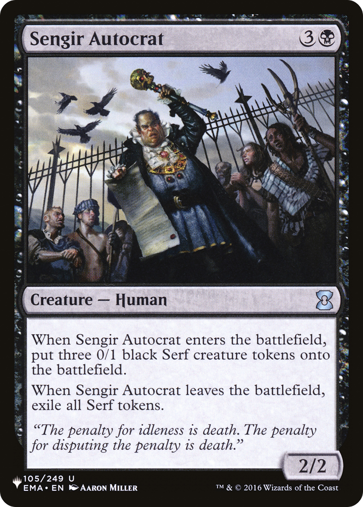 Image of Sengir Autocrat [The List]