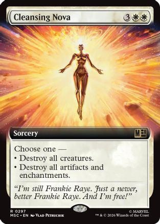 Image of Cleansing Nova (Extended Art) (MSC-297) - Commander: Marvel Super Heroes