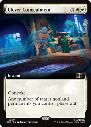 Image of Clever Concealment (Extended Art) (MSC-298) - Commander: Marvel Super Heroes