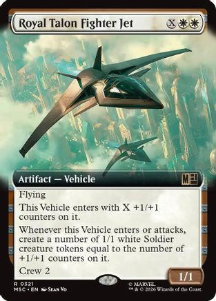 Image of Royal Talon Fighter Jet (Extended Art) (MSC-321) - Commander: Marvel Super Heroes
