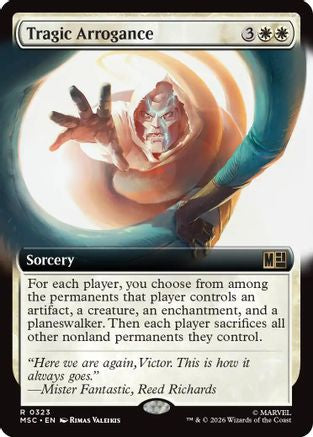 Image of Tragic Arrogance (Extended Art) (MSC-323) - Commander: Marvel Super Heroes