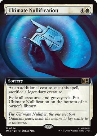 Image of Ultimate Nullification (Extended Art) (MSC-324) - Commander: Marvel Super Heroes