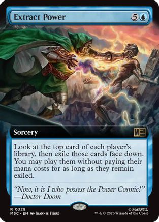 Image of Extract Power (Extended Art) (MSC-328) - Commander: Marvel Super Heroes