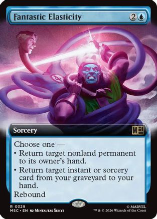 Image of Fantastic Elasticity (Extended Art) (MSC-329) - Commander: Marvel Super Heroes