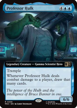 Image of Professor Hulk (Extended Art) (MSC-338) - Commander: Marvel Super Heroes Foil