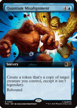 Image of Quantum Misalignment (Extended Art) (MSC-339) - Commander: Marvel Super Heroes
