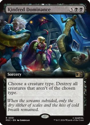 Image of Kindred Dominance (Extended Art) (MSC-351) - Commander: Marvel Super Heroes