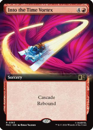 Image of Into the Time Vortex (Extended Art) (MSC-363) - Commander: Marvel Super Heroes Foil
