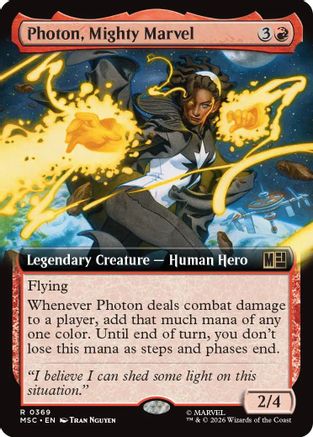 Image of Photon, Mighty Marvel (Extended Art) (MSC-369) - Commander: Marvel Super Heroes Foil