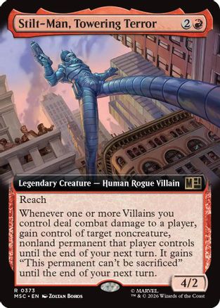 Image of Stilt-Man, Towering Terror (Extended Art) (MSC-373) - Commander: Marvel Super Heroes
