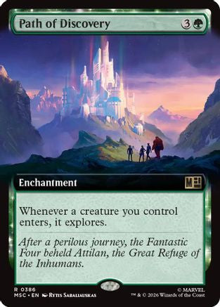 Image of Path of Discovery (Extended Art) (MSC-386) - Commander: Marvel Super Heroes