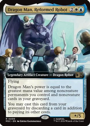 Image of Dragon Man, Reformed Robot (Extended Art) (MSC-400) - Commander: Marvel Super Heroes
