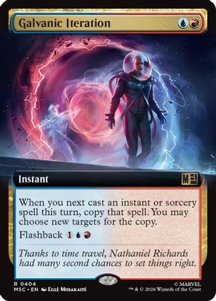 Image of Galvanic Iteration (Extended Art) (MSC-404) - Commander: Marvel Super Heroes Foil