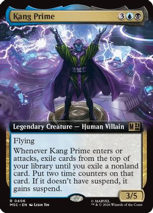 Image of Kang Prime (Extended Art) (MSC-406) - Commander: Marvel Super Heroes