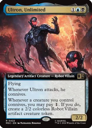Image of Ultron, Unlimited (Extended Art) (MSC-422) - Commander: Marvel Super Heroes