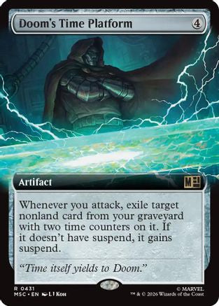 Image of Doom's Time Platform (Extended Art) (MSC-431) - Commander: Marvel Super Heroes Foil