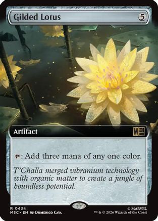 Image of Gilded Lotus (Extended Art) (MSC-434) - Commander: Marvel Super Heroes