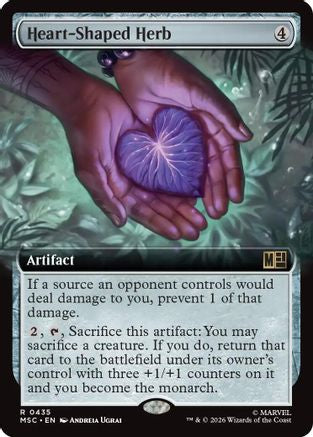 Image of Heart-Shaped Herb (Extended Art) (MSC-435) - Commander: Marvel Super Heroes