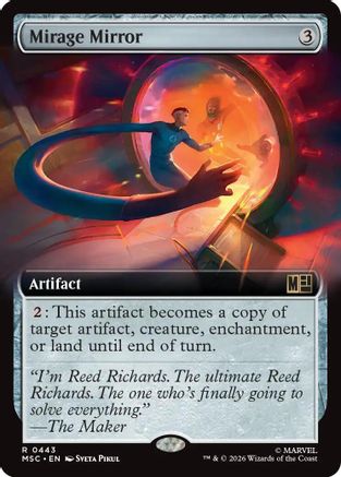 Image of Mirage Mirror (Extended Art) (MSC-443) - Commander: Marvel Super Heroes Foil