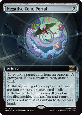 Image of Negative Zone Portal (Extended Art) (MSC-445) - Commander: Marvel Super Heroes Foil