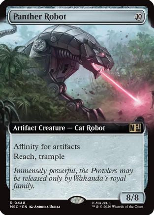 Image of Panther Robot (Extended Art) (MSC-448) - Commander: Marvel Super Heroes Foil